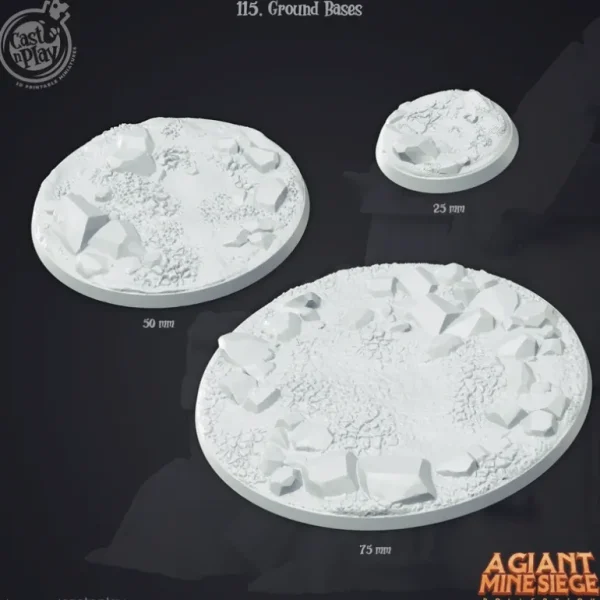 A Giant Mine Siege Bases - Miniature Marvels: Airplane Models & Painted Dice* Shop All