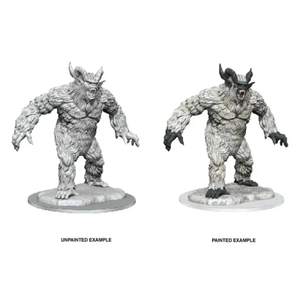 Abominable Yeti: D&D Nolzur's Marvelous Miniatures WZK 90433 - Miniature Marvels: Airplane Models & Painted Dice* Miniature