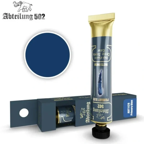 Best Sale Abteilung 502: Acrylic Tube - Primary Blue LTG AK-ABT1128 - Miniature Marvels: Airplane Models & Painted Dice Paint