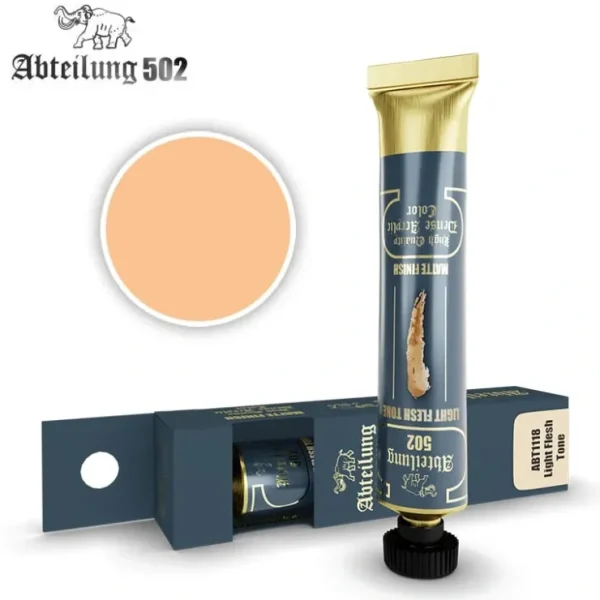 Cheap Abteilung 502: Acrylic Tube - Light Flesh Tone LTG AK-ABT1118 - Miniature Marvels: Airplane Models & Painted Dice Paint