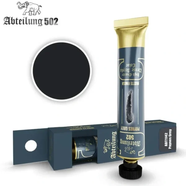 Online Abteilung 502: Acrylic Tube - Paynes Grey LTG AK-ABT1142 - Miniature Marvels: Airplane Models & Painted Dice Paint