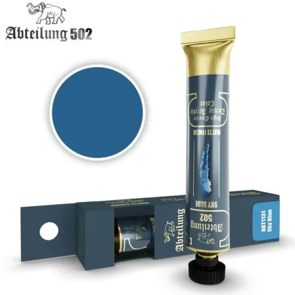 Sale Abteilung 502: Acrylic Tube - Sky Blue LTG AK-ABT1131 - Miniature Marvels: Airplane Models & Painted Dice Paint