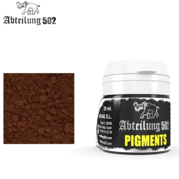 Best Abteilung 502: Pigments - Brown Rust LTG AK-ABTP238 - Miniature Marvels: Airplane Models & Painted Dice Paint