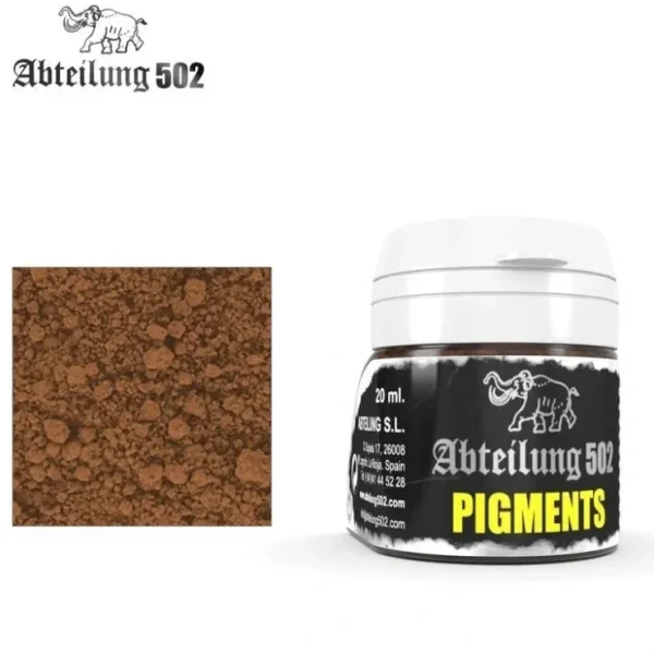 Best Abteilung 502: Pigments - Clay Soil LTG AK-ABTP057 - Miniature Marvels: Airplane Models & Painted Dice Paint