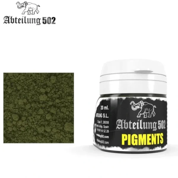 Sale Abteilung 502: Pigments - Faded Moss Green LTG AK-ABTP048 - Miniature Marvels: Airplane Models & Painted Dice Paint