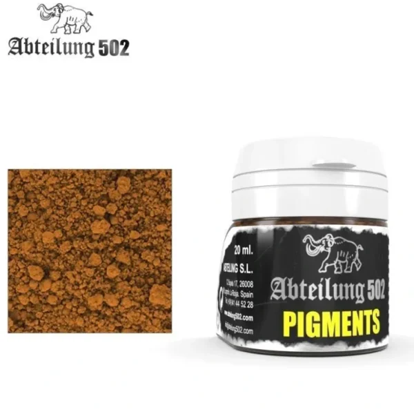 Online Abteilung 502: Pigments - Ochre Rust LTG AK-ABTP042 - Miniature Marvels: Airplane Models & Painted Dice Paint