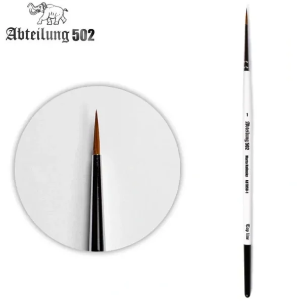 Abteilung 502: Top Line Marta Kolinsky 1 Brush LTG AK-ABT850-1 - Miniature Marvels: Airplane Models & Painted Dice* Shop All