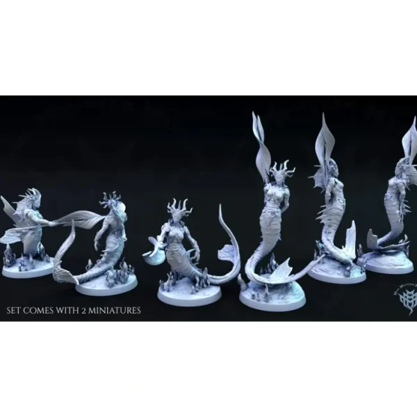 Cheap Abyssal Serpent Females - Miniature Marvels: Airplane Models & Painted Dice Miniature