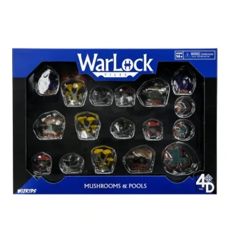 New Accessory - Mushrooms & Pools: WarLock Tiles - WizKids 4D Settings WZK 16535 - Miniature Marvels: Airplane Models & Painted Dice Miniature
