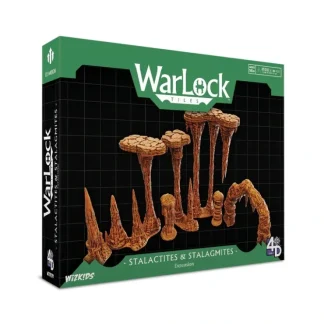 Store Accessory - Stalactites & Stalagmites: WarLock Tiles - WizKids 4D Settings WZK 16547 - Miniature Marvels: Airplane Models & Painted Dice Miniature
