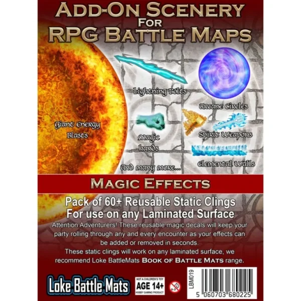 Add-On Scenery for RPG Maps - Magic Effects LBM 019 - Miniature Marvels: Airplane Models & Painted Dice* Shop All