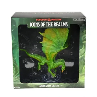 Best Adult Green Dragon: Premium Figures - D&D Icons of the Realms WZK 96055 - Miniature Marvels: Airplane Models & Painted Dice Miniature