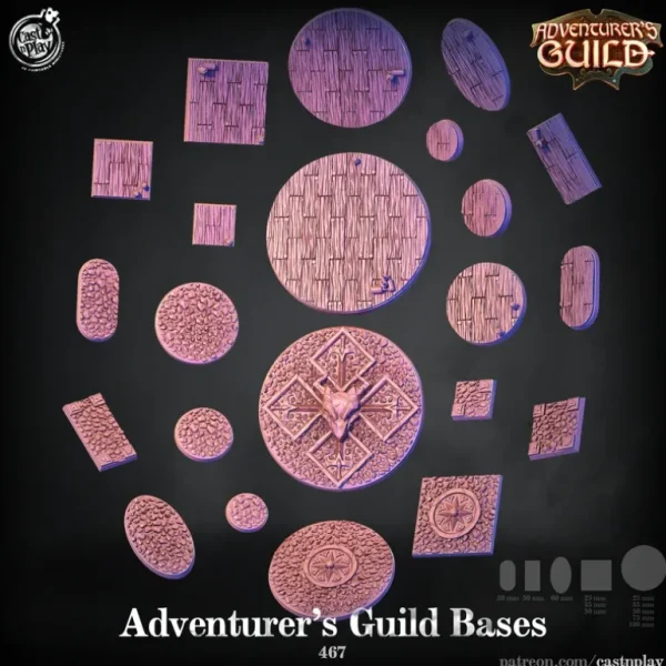 Adventurer's Guild Bases - Miniature Marvels: Airplane Models & Painted Dice* Shop All