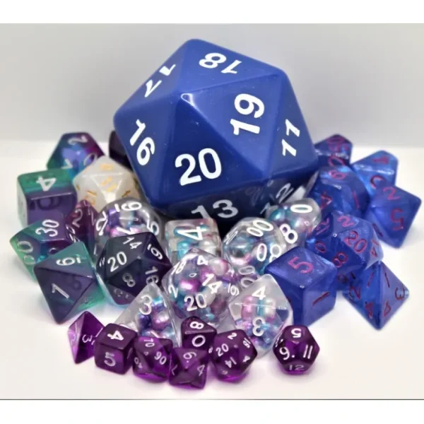 New Adventuring Supplies (Dice Only) - Miniature Marvels: Airplane Models & Painted Dice Dice