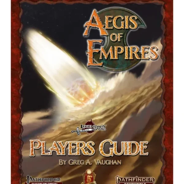 Clearance Aegis of Empires Player's Guide LGP 420AE00 - Miniature Marvels: Airplane Models & Painted Dice Role-playing Game