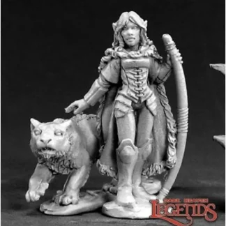 Online Aeris, Female Elf Ranger And Panther: Dark Heaven Legends RPR 03401 - Miniature Marvels: Airplane Models & Painted Dice Miniature