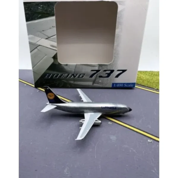 Aero Classics 1:400 Lufthansa Boeing 737-200 Polished D-ABHX - Miniature Marvels: Airplane Models & Painted Dice* Airplane Model