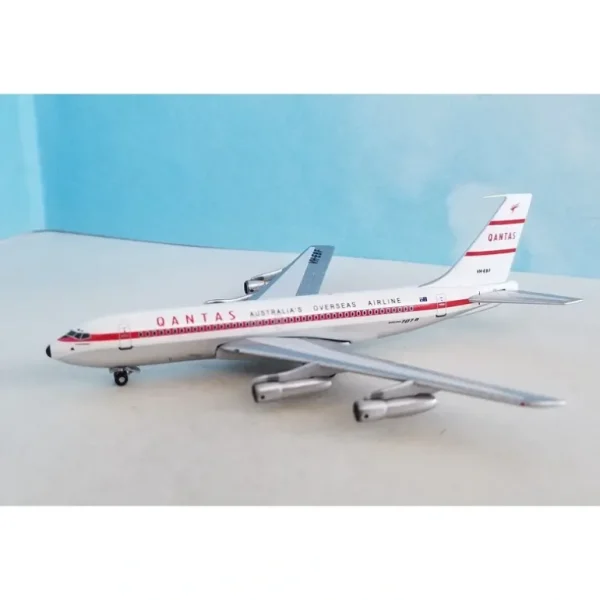 Aero Classics 1:400 Qantas Boeing 707 EBF - Miniature Marvels: Airplane Models & Painted Dice* Airplane Model