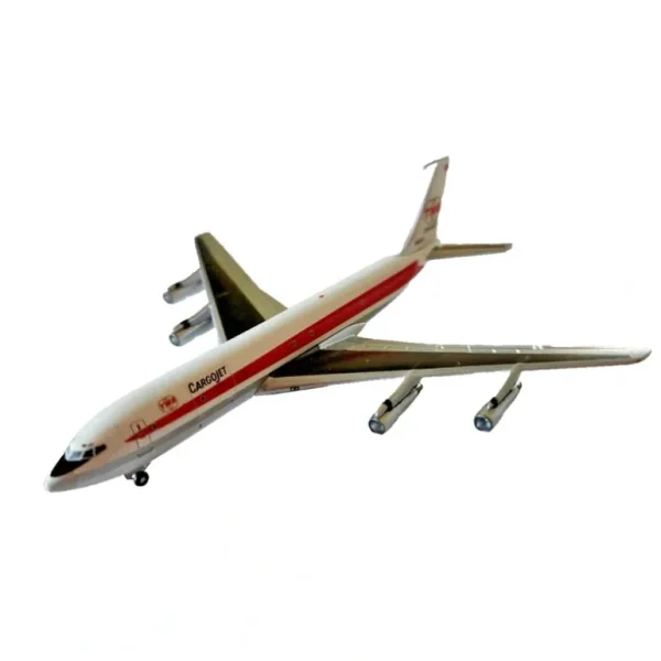 Aero Classics 1:400 TWA CargoJet Boeing 720 N16713 - Miniature Marvels: Airplane Models & Painted Dice* Airplane Model