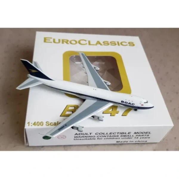 Aero Classics BBX41654 1:400 BOAC Boeing 747-100 - Miniature Marvels: Airplane Models & Painted Dice* Shop All
