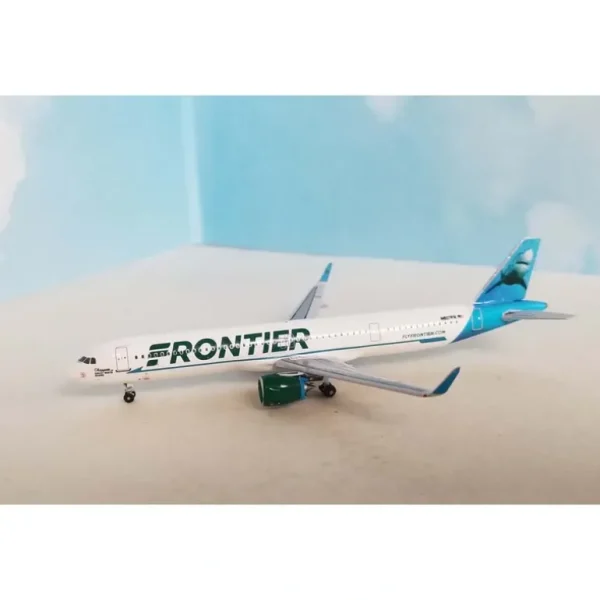 AeroClassics AC411271 1:400 Frontier Airbus A321neo N607FR - Miniature Marvels: Airplane Models & Painted Dice* Airplane Model