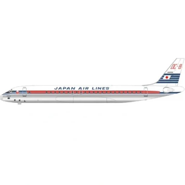 AeroClassics AC19088 1:200 Japan Air Lines Douglas DC-8-30 JA8001 - Miniature Marvels: Airplane Models & Painted Dice* Airplane Model