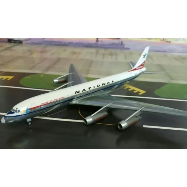 AeroClassics AC219332 1:200 National DC-8-21 N6572C - Miniature Marvels: Airplane Models & Painted Dice* Airplane Model