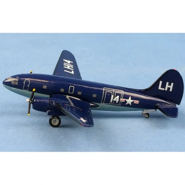 AeroClassics AC4110010 1:400 US Navy Curtis C-46 Commando #14 - Miniature Marvels: Airplane Models & Painted Dice* Airplane Model