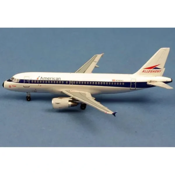 AeroClassics BBX41607 1:400 Allegheny/American Airbus A319 N745VJ - Miniature Marvels: Airplane Models & Painted Dice* Airplane Model