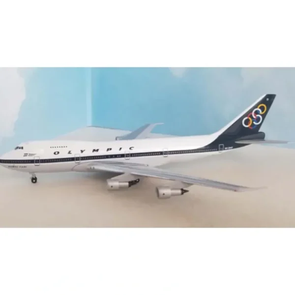 AeroClassics BBX41663 1:400 Olympic Airways Boeing 747-200 SX-OAD - Miniature Marvels: Airplane Models & Painted Dice* Airplane Model