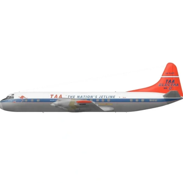 AeroClassics CA 9F1 1:200 TAA Lockheed L-188 Electra VH-TLA - Miniature Marvels: Airplane Models & Painted Dice* Shop All
