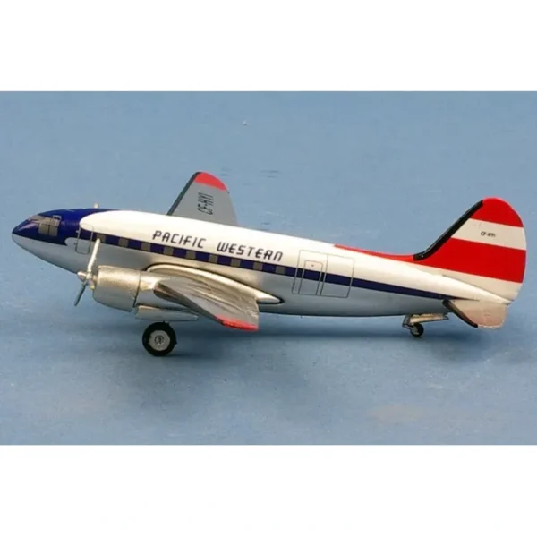 AeroClassics CF-HYI 1:400 Pacific Western Curtiss C-46 - Miniature Marvels: Airplane Models & Painted Dice* Airplane Model
