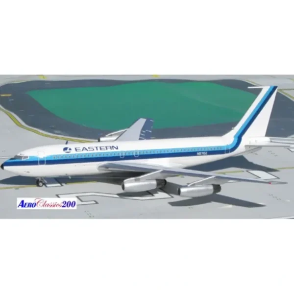 AeroClassics N8715E 1:200 Eastern Airlines Boeing 720 N8715E - Miniature Marvels: Airplane Models & Painted Dice* Airplane Model