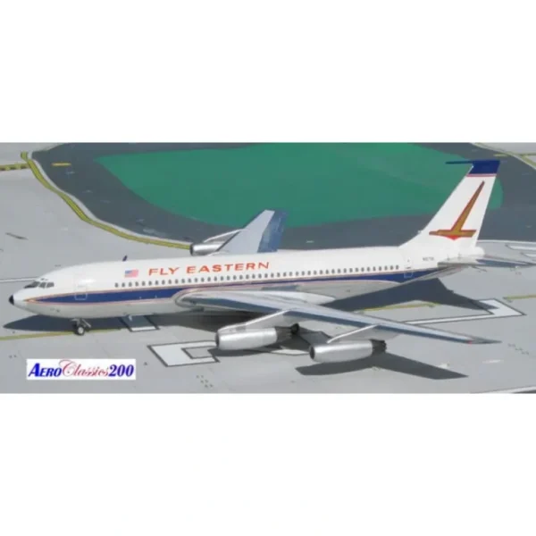 AeroClassics N8711E 1:200 Fly Eastern Boeing720 "Golden Falcon" - Miniature Marvels: Airplane Models & Painted Dice* Airplane Model