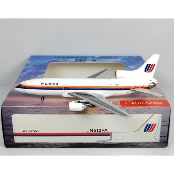 AeroClassics N512PA 1:400 United L-1011 N512PA - Miniature Marvels: Airplane Models & Painted Dice* Airplane Model