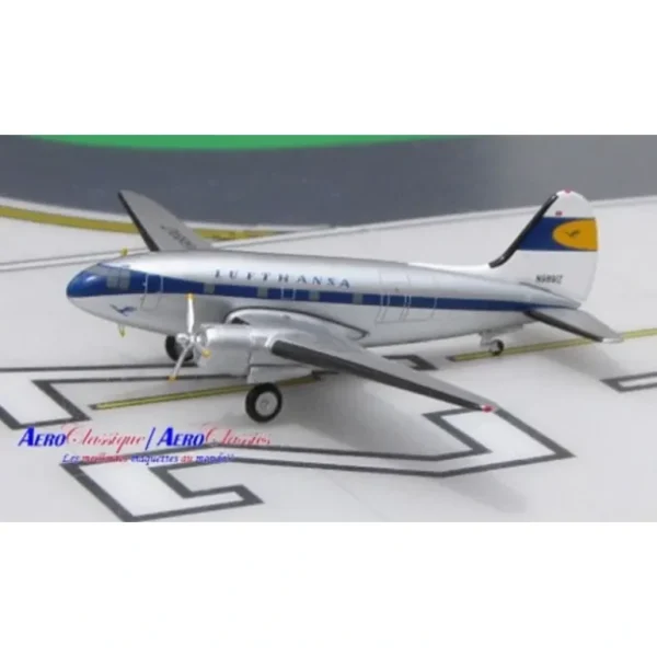 AeroClassics WEDLH0313 1:200 Lufthansa Curtis C-46 N9891Z - Miniature Marvels: Airplane Models & Painted Dice* Airplane Model