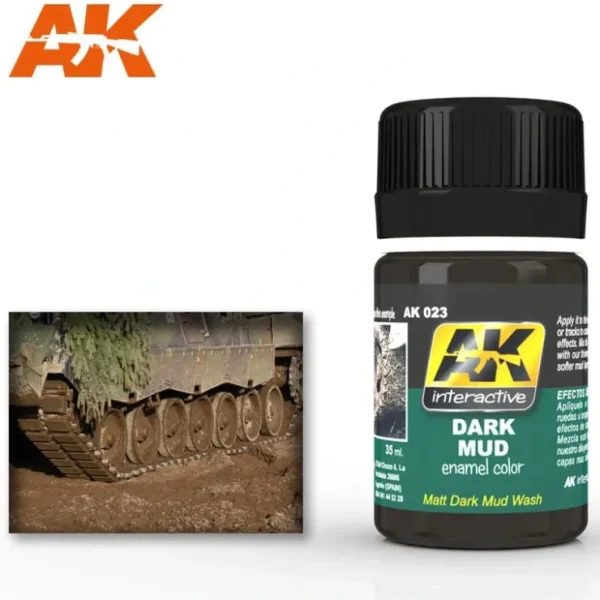 Cheap AFV Series: Dark Mud Effect LTG AK-023 - Miniature Marvels: Airplane Models & Painted Dice Paint
