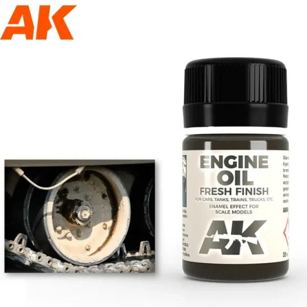 Discount AFV Series: Fresh Engine Oil LTG AK-084 - Miniature Marvels: Airplane Models & Painted Dice Paint