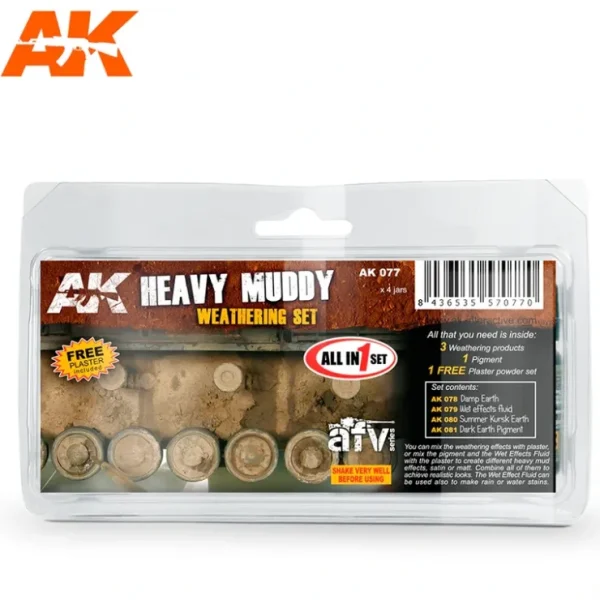 Cheap AFV Series: Heavy Muddy Set LTG AK-077 - Miniature Marvels: Airplane Models & Painted Dice Paint