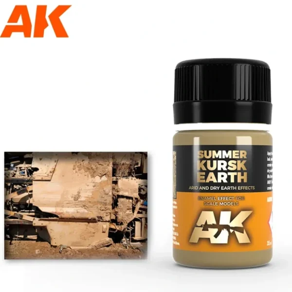 Sale AFV Series: Summer Kursk Earth Effects LTG AK-080 - Miniature Marvels: Airplane Models & Painted Dice Paint