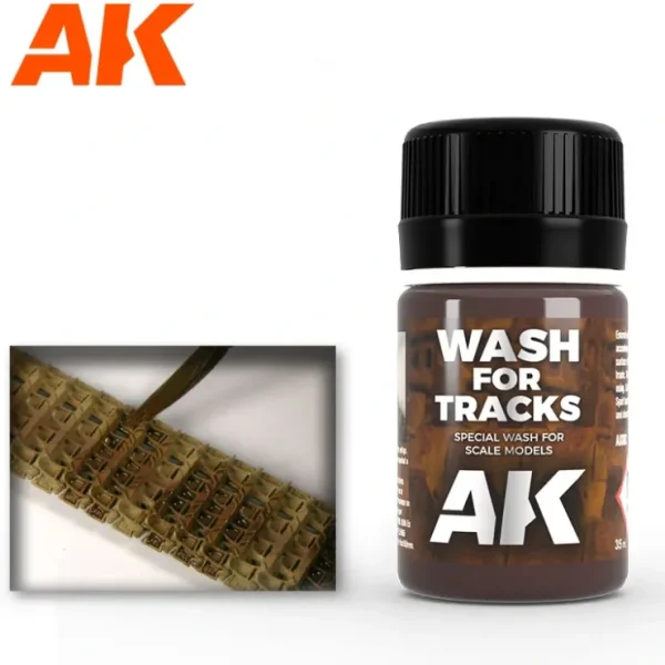 New AFV Series: Track Wash LTG AK-083 - Miniature Marvels: Airplane Models & Painted Dice Paint