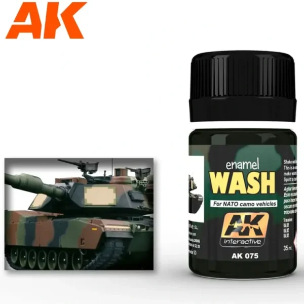 Sale AFV Series: Wash for NATO Camo Vehicles LTG AK-075 - Miniature Marvels: Airplane Models & Painted Dice Paint
