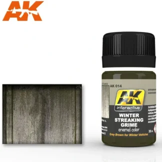 New AFV Series: Winter Streaking Grime LTG AK-014 - Miniature Marvels: Airplane Models & Painted Dice Paint