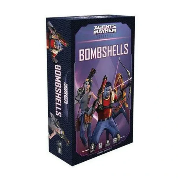Outlet Agents of Mayhem: Bombshells Expansion AYG AOA1011 - Miniature Marvels: Airplane Models & Painted Dice Board Game