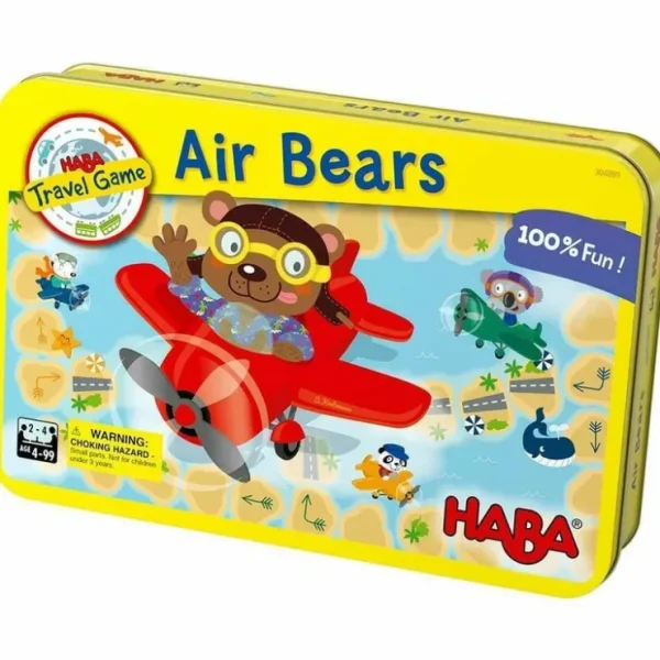 Best Air Bears: Magnetic Travel Game HAB 304899 - Miniature Marvels: Airplane Models & Painted Dice Board Game