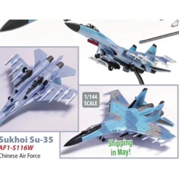 Air Force 1 AF1-S116W 1:144 Chinese Air Force SU-35 - Miniature Marvels: Airplane Models & Painted Dice* Airplane Model
