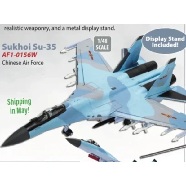 Air Force 1 AF1-0156W 1:48 Chinese Air Force SU-35 - Miniature Marvels: Airplane Models & Painted Dice* Airplane Model