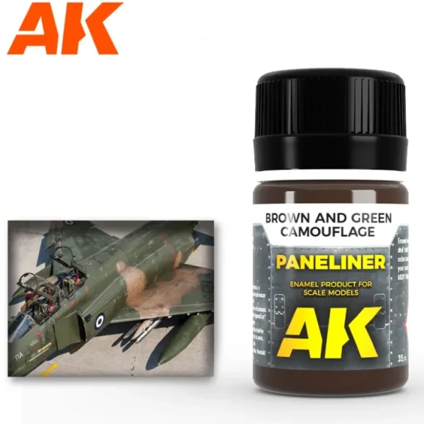 Clearance Air Series: Brown and Green Camouflage 35ml LTG AK-2071 - Miniature Marvels: Airplane Models & Painted Dice Paint