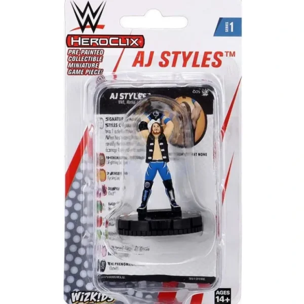 Fashion AJ Styles Expansion Pack: WWE HeroClix WZK 73893 - Miniature Marvels: Airplane Models & Painted Dice Miniature