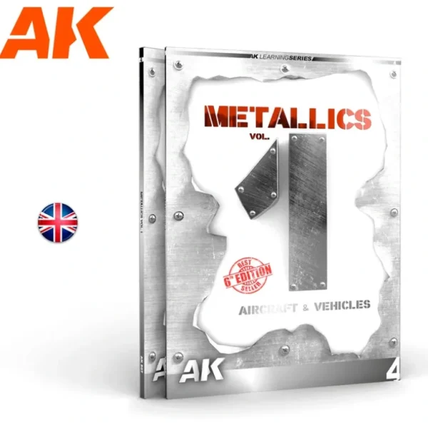 AK Learning #4 Metallics Vol.1 - Aircraft & Vehicles LTG AK-507 - Miniature Marvels: Airplane Models & Painted Dice* Shop All